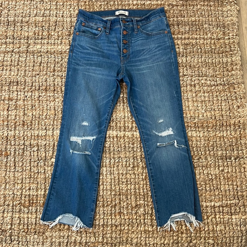 Madewell Boot Cut Cropped Jeans